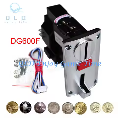DG600F CPU Multi Coin Acceptor, EURO Coin Selector for Washing Machine, Arcade Slot Game Vending Mac