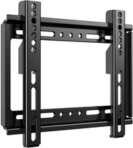 Full set of screw TV wall mount most 14-42 inch TV computer universal monitor wall mount 19 24 32 40 Flat curved screen VESA up to 200 x 200 mm and 55 lb load capacity Fixed low profile wall mount TV bracket