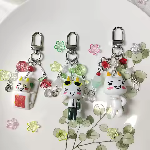 Handmade Toro style keychain, Y2K matching keychain