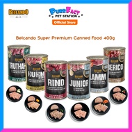 Belcando Dog Canned Food 400g | Super Premium | Pate | Chicken | Duck | Turkey | Iberico Pork | Lamb
