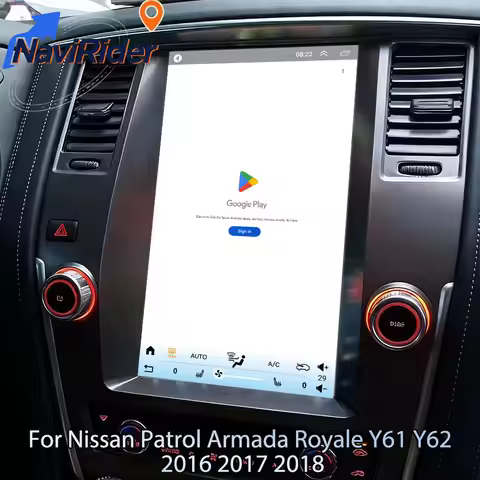 13.8'' Android 15 Multimedia Video Player For Nissan Patrol Armada Royale Y61 Y62 2016 2017 2018 Car