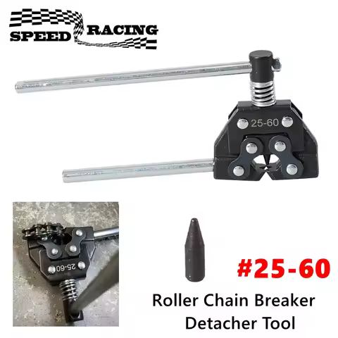 #25-60 Roller Chain Breaker Detacher Cutter Tool for #25#35#41#40#50#60 415H,428H, 520,530 Motorcycl