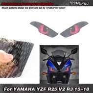 Buy 1 get 1 Free! For YAMAHA YZF R25 V2 R3 V2 2015 2016 2017 2018 Toothless Eyes Motorcycle Headligh