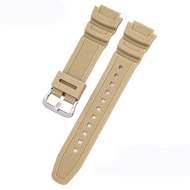 Rubber Strap For CASIO G-shock AE-1500 AE-1000W AQ-S810W W-735H Resin Silicone Watch Bracelet Durabl
