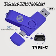HP 2 IN 1 Rotate OTG metal U disk  micro USB flash drive AndroidUSB flash drive 1TB 2TB Original USB