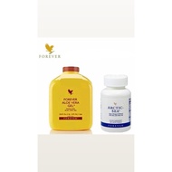 Forever Living Aloe Vera Gel + Artic Sea Combo Set