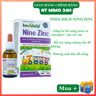 [Free ship + Quà Tặng] Imochild Nino Zinc I Kẽm nhỏ giọt cho trẻ từ sơ sinh giúp tăng đề kháng bé ăn