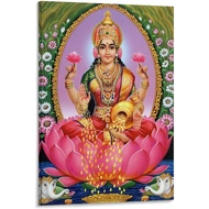 Goddess Lakshmi Relaxed Poster Picture Print Wall Art Poster Painting Canvas Posters Artworks Room A