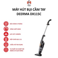 Máy Hút Bụi Cầm Tay Deerma DEM-DX115C - Máy Hút Bụi Gia Dụng Gia Đình 3in1 Đa Năng Tiện Dụng Deerma