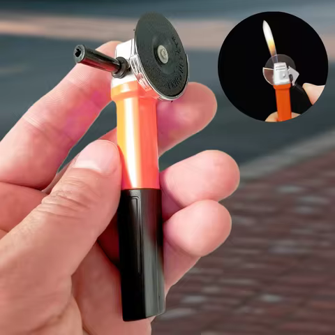 Unique lighter with quirky features Gas lighter with funky design Butane torch lighter Refillable mi