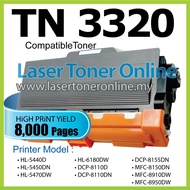 TN3320 Compatible to Brothe* HL5440D HL5450DN HL6180DW MFC8510DN MFC8910DW HL 5440D 5450DN 6180DW MF