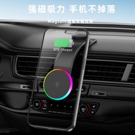 New magsafe Magnetic Wireless Charging Stand15W Universal Car Mount Charger Navigation