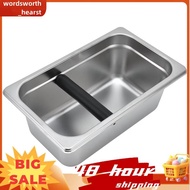 Coffee Knock Box Coffee Residue Bucket Large Coffee Knock Box Stainless Steel Coffee Grounds Contain