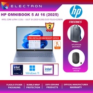 HP OmniBook 5 AI 16-af1021TU 16" 2K Touch Laptop Blue (CU5-225U,16GB,512GB SSD,Intel, W11P, HS)