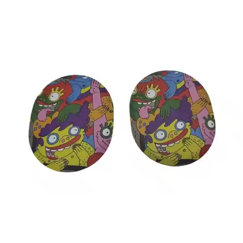 Replacement Headphone Cups cover for SteelSeries Arctis Pro Wired,Wireless Headset,DIY Anime Pattern