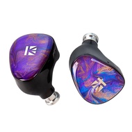 KBEAR KB02 10 มม.+ 10 มม.Dual IEM Hifi หูฟังชนิดใส่ในหูที่ถอดออกได้การออกแบบสาย Bone Conduction Dyna