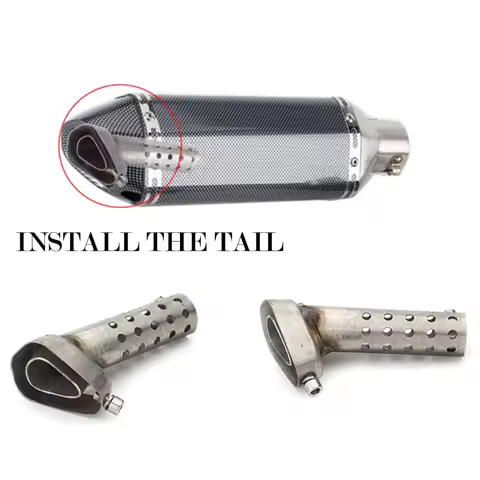 DB Killer 57mm*40mm Motorcycle Exhaust Muffler Escape Adjustable Reduce Noise Sound Eliminator