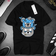 Novelty Douple Bear Match J-O-R-D-A-N 4 University Blue Mens Tshirts Fast Shipping