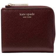Kate Spade Eva Small L-Zip Bifold Wallet in Cherrywood