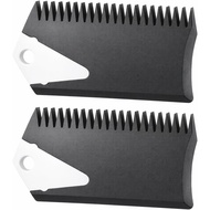 Sikat Papan Selancar Alomejor, PVC, Hitam, 3x1.6 Inci, Ringan, untuk Menghilangkan dan Menyapu pada 