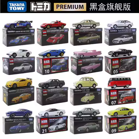 Tomica Cars Toys For Boys Holiday Gifts TOMY Domeka Alloy Car Model Black Box Flagship TP01-40 Subar