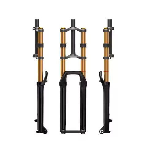Hot Sale Disc Brake Tapered Aluminum Bicycle Suspension Fork Air Spring Double Crown MTB Fork 20 26 