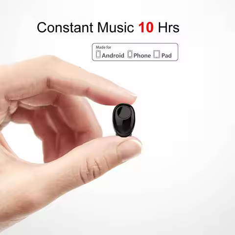 NVAHVA 10 Hrs Music Time Bluetooth Earbud Wireless Earphone Mini Headset For iPhone Xiao mi Android 