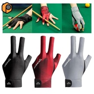 prettyia Billiards Glove Three Finger Gloves Open Pool Cue Glove Snooker Gloves