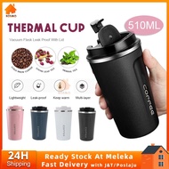 510ml Portable Coffee Termos Bottle Vacuum Insulated Coffee Mug Thermos Cup for Travel Starbucks Office Cawan Kopi 咖啡杯