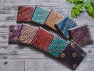 Tatakan gelas kayu batik / coaster batik /alas gelas