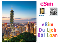 Esim 4G Du lịch Đài Loan - Mạng Chunghwa lớn nhất Đài Loan - Dung lượng Nhiều Mạng Tốc Độ Cao - Nhi