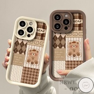 VC Casing Case for iPhone 15 14 13 12 11 Pro Max X Xs  XR 7 8 6 6s Plus Soft Cute Bear Phone Cases C