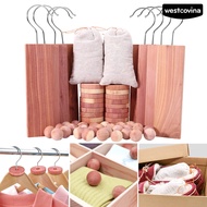 Westcovina 1 Set Cedar Block Ball Wavy Hook Natural Aromatic Closets Drawer Clothes Storage Ceder Wo