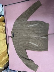 GU X UNDERCOVER 麻花針織開襟外套