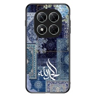 Phone Case poco X7 X6 X5 X3 PRO GT 4G 5G TPU Rubber Softcase Blue Rug Collage Alhamdulillah