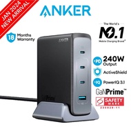 Anker Charger Powerport Prime 240W GaN Charger USB Charger USB C Charger Adapter Travel PD Charger Multi Plug A2342