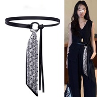 Silk Scarf Boho Women's Waist Accessory - Elegant Decorative Belt