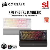 Corsair K70 PRO TKL RGB Magnetic Mechanical Gaming Keyboard with Pre-Lubed MGX Hyperdrive Adjustable