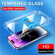 [ Fast Install ] Full Cover Tempered Glass for Xiaomi 13 Mi 9T 10T 12T Pro Redmi Note 12 Pro Plus 5G 11 11S 10 10S 9 9S 13C 12C 10C A3 Poco F6 X6 M6 M5s C65 X5 C40 F2 Pro Poco F3 Anti Purple Blue Light Screen Protector with Black Border Privacy Film