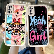 NA-94 The Powerpuff Girls Shockproof Casing for OPPO Reno 4 5 6 Find X3 Lite Realme C65 Narzo N53 N6