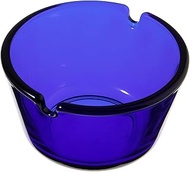 Toyo Sasaki Glass P-05581-DB-JAN Ashtray, Blue, Approx. φ3.5 x 2.0 inches (9.0 x 5 cm), Final, Made 