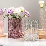 Finland Frozen Glacier Transparent Vase Decoration Nordic Style Living Room Glass Flower Arrangement