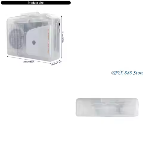 39XC Cassette Tape to MP3 Player Converter for Analoged to Digital Auditory Transfer