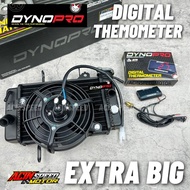 “SEKALI THEMOMETER” 600Ml DYNOPRO RADIATOR WITH FAN Y15 LC135 RS150 Y16/ KIPAS 5.5 inch RADIATOR BIG