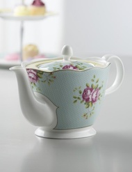 英國Aynsley 復古玫瑰系列 下午茶陶瓷茶壺1200ml