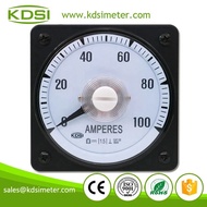 KDSI Electronic Apparatus LS-80 DC60mV 100A Wide Angle Analog Panel Mini DC Amp Meter for Marine