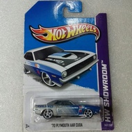 Hot WHEELS 70 PLYMOUTH AAR CUDA. Card HW SHOWROOM 2013. Tampo FALKEN.