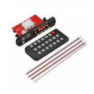JX-Y08 Kit Modul MP3 12V dengan Amplifier Mp3 Decoder Papan 2X65W Bluetooth Kompatibel 5.0 terbaru