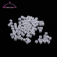 [deevoka] 100pcs 5mm Six Sided D6 Dice Dies for Table Games MTG RPG Gaming Gift Collection