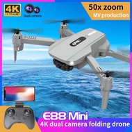 2021 New E88 Mini Drone 4K HD Camera Real-time Transmission Wifi FPV Mini Foldable Quadcopter Helico